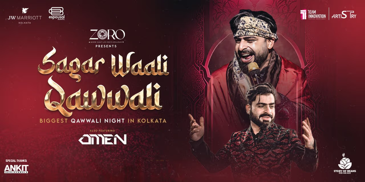 Sagar Waali Qawwali Ft. DJ Omen - Live In Kolkata